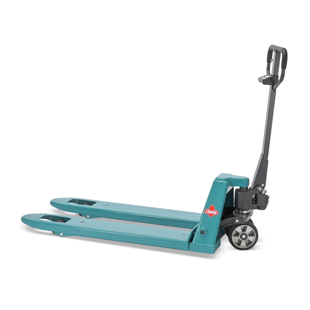 Hubwagen mit Waage Ameise® PTM 2.0 Scale mit Display am Deichselkopf, Tragkraft 2.000 kg, Einfachrollen Produktabbildung Nr. 5: Hubwagen mit Waage Ameise® PTM 2.0 Scale mit Display am Deichselkopf, Tragkraft 2.000 kg, Einfachrollen