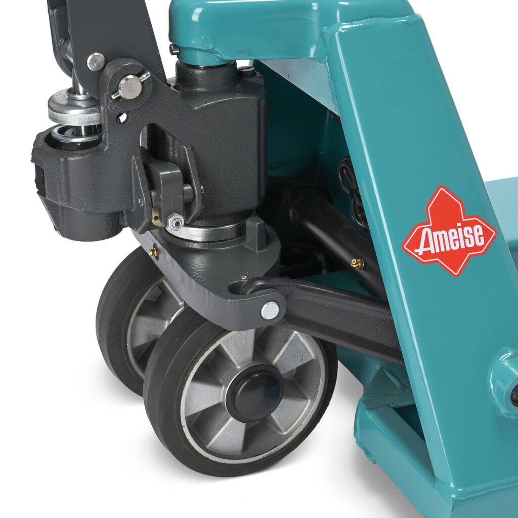 Hubwagen mit Waage Ameise® PTM 2.0 Scale mit Display am Deichselkopf, Tragkraft 2.000 kg, Einfachrollen Produktabbildung Nr. 8: Hubwagen mit Waage Ameise® PTM 2.0 Scale mit Display am Deichselkopf, Tragkraft 2.000 kg, Einfachrollen
