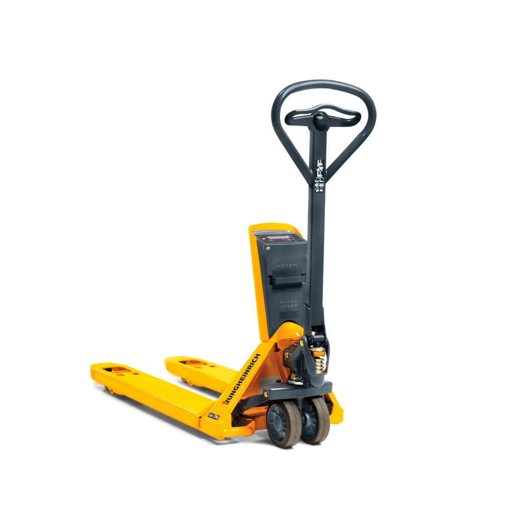 Produktabbildung Nr. 6: Jungheinrich Hubwagen mit Waage AMW 22p mit Komfortanzeige, Tragfähigkeit 2.200 kg, Polyurethan