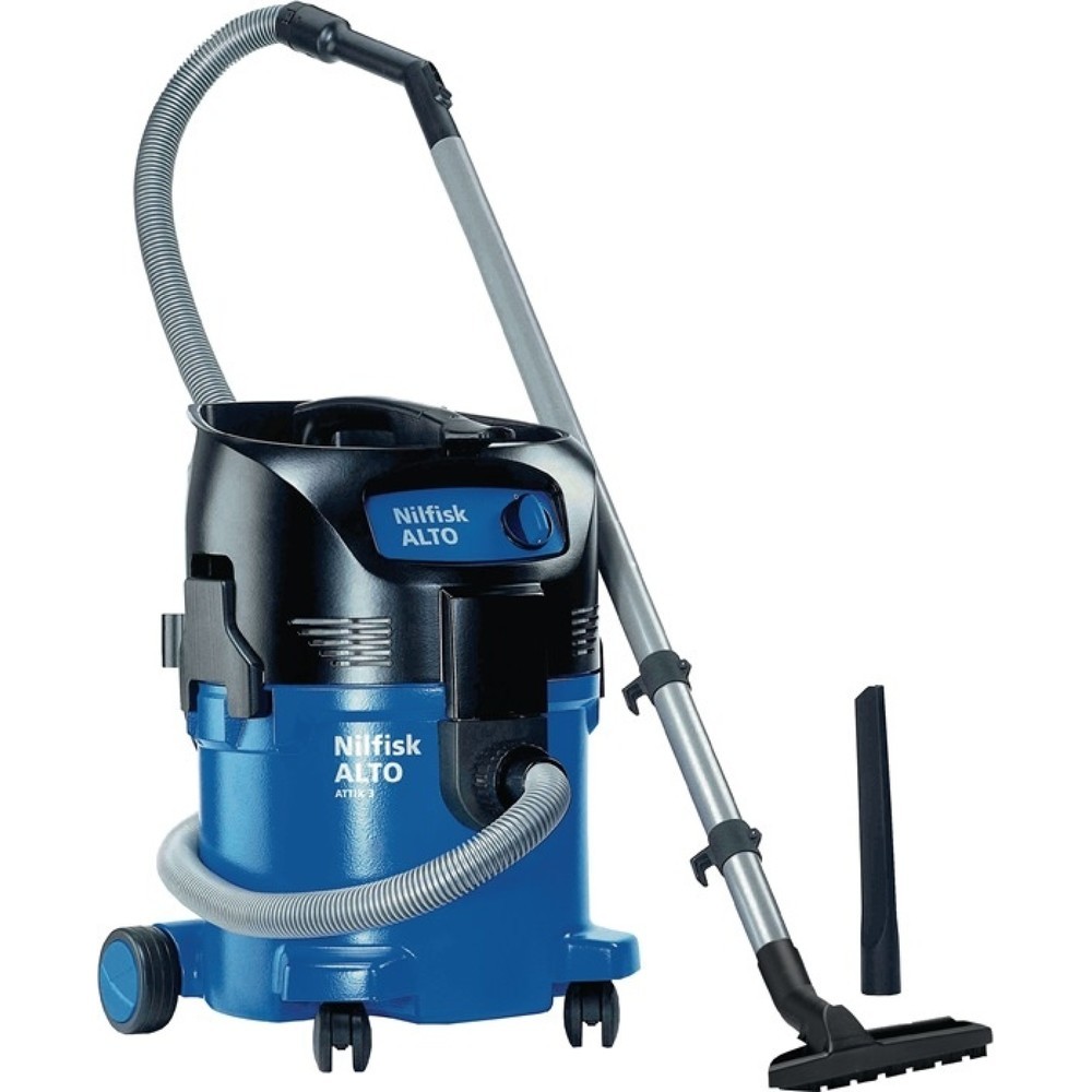 Produktabbildung: NILFISK Nass- u. Trockensauger ATTIX 30-01 1500 W 3700 l/min 250 mbar 30 l