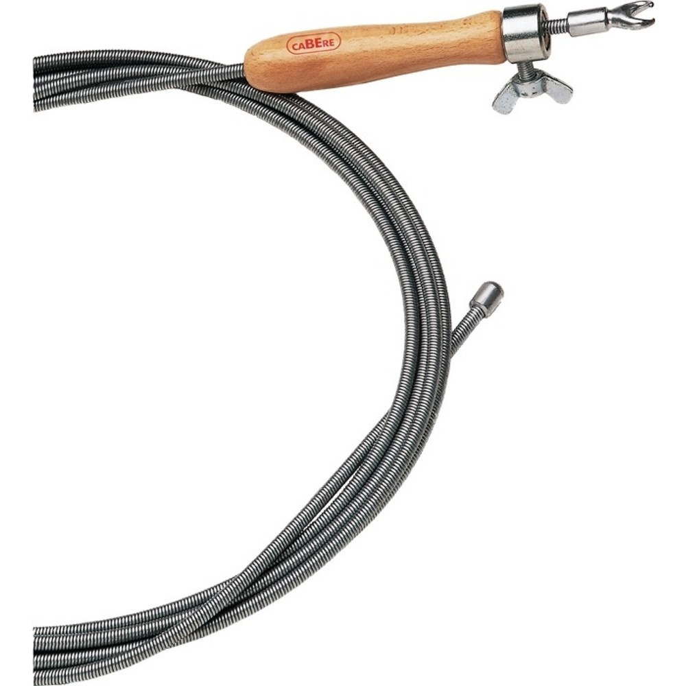 Produktabbildung: CABERE Rohrreinigungswelle L.5m Wellen-D.7mm Krallen-D.20mm doppellag