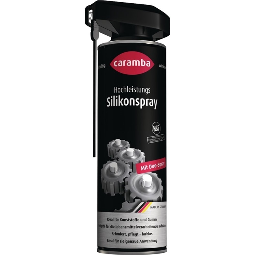 Produktabbildung Nr. 2: CARAMBA Hochleistungssilikonspray farblos NSF H2 500 ml Spraydose Duo-Spray