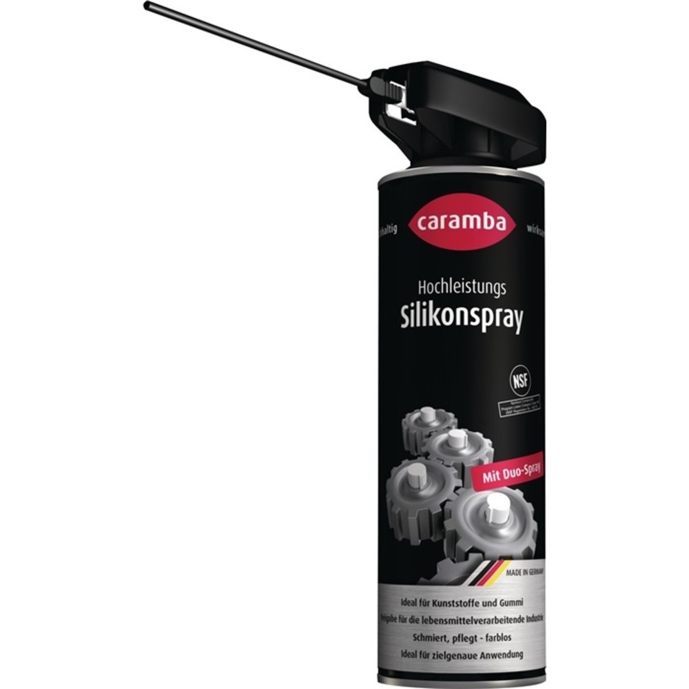 Produktabbildung Nr. 3: CARAMBA Hochleistungssilikonspray farblos NSF H2 500 ml Spraydose Duo-Spray