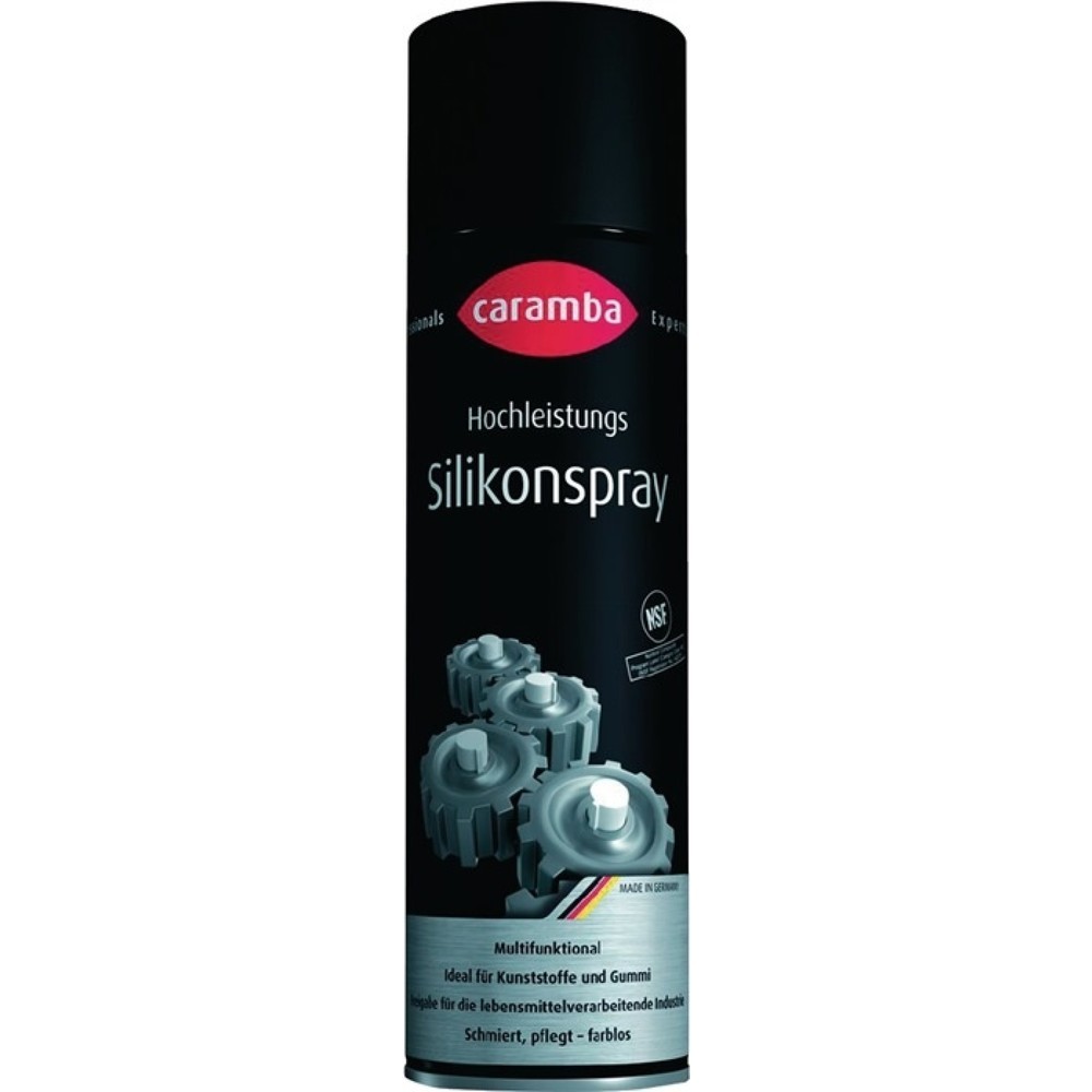 Produktabbildung: CARAMBA Hochleistungssilikonspray farblos NSF H2 500 ml Spraydose Duo-Spray