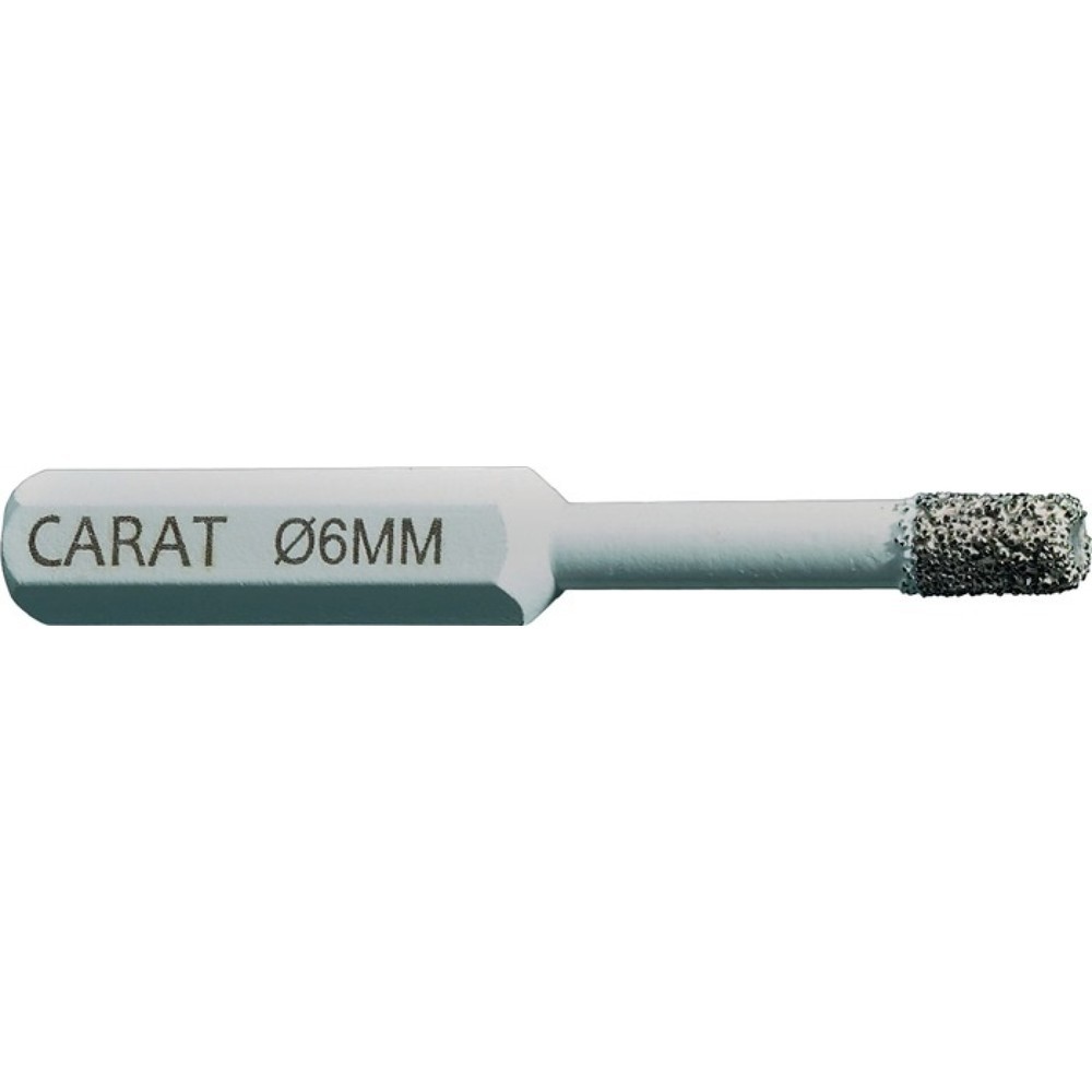 Produktabbildung: CARAT Fliesenbohrer D.6mm 30mm 6-kant-Aufnahme
