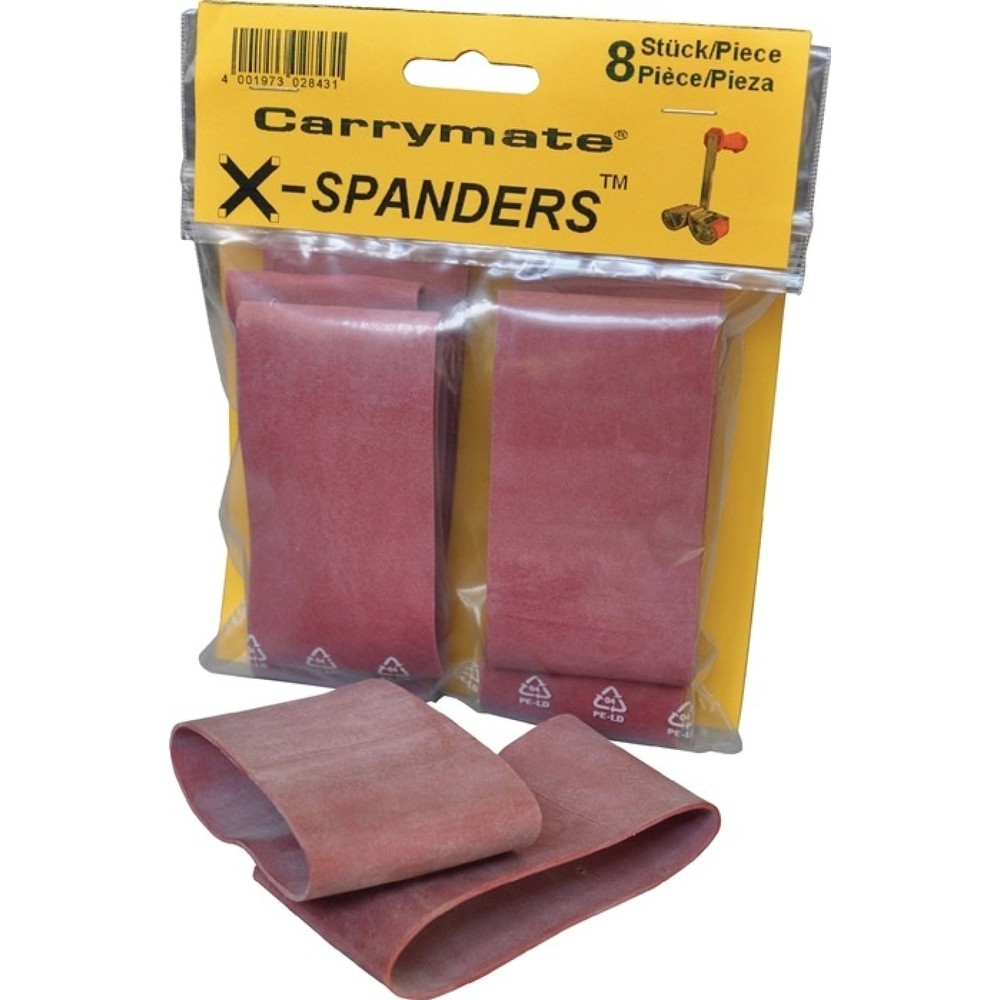 Produktabbildung: CARRYMATE Ersatzgummi X-Spander, passend für Plattenträger Carrymate®, 8 Stück