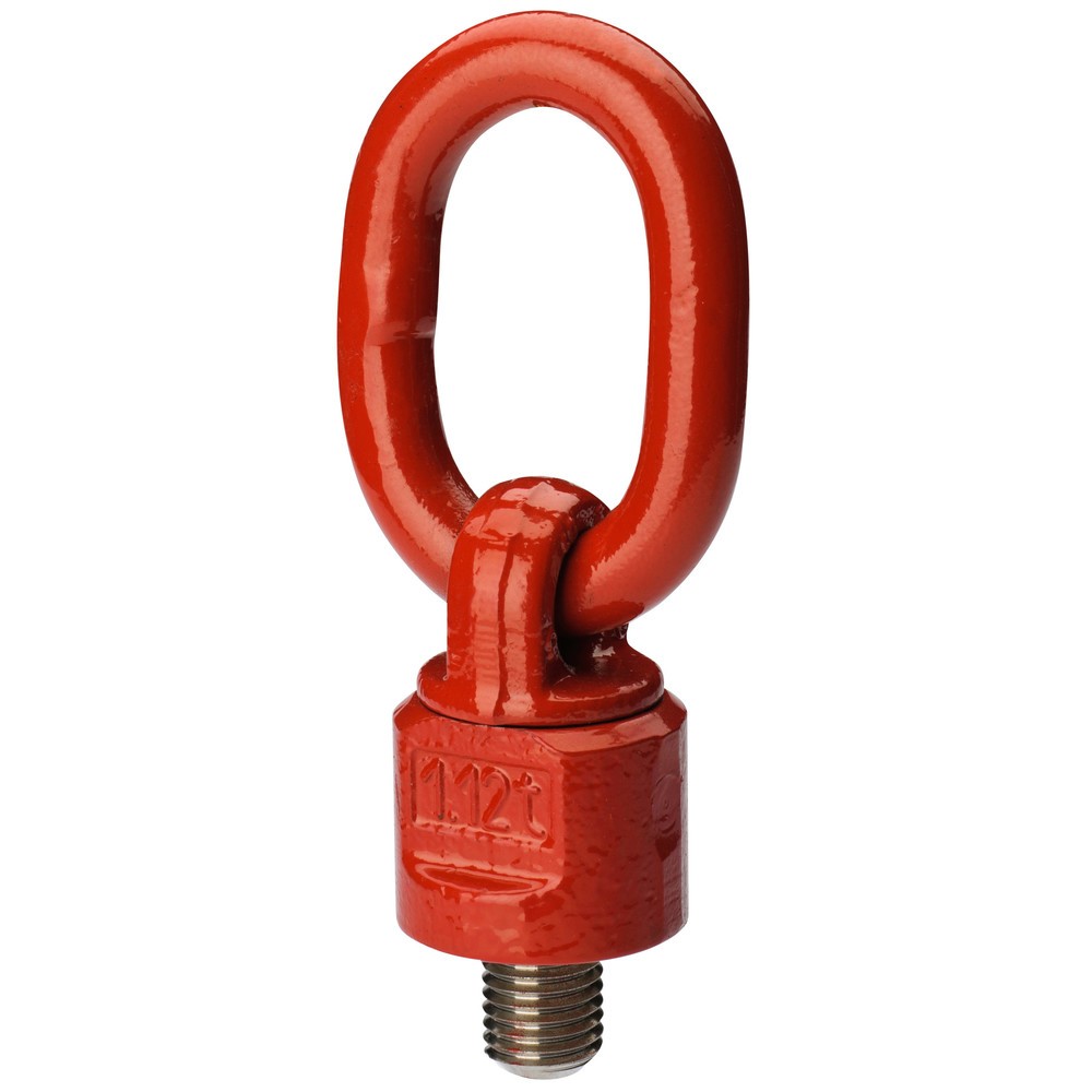 Produktabbildung: CARTEC® Anschlagwirbel (drehbar), GK8, M12x18, Tragkraft 500 kg (90°), 1.000 kg (0°)