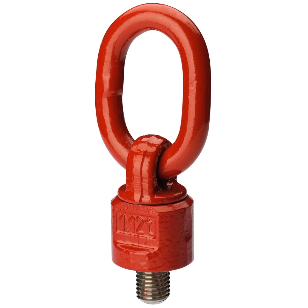 Produktabbildung: CARTEC® Anschlagwirbel (drehbar), GK8, M12x18, Tragkraft 500 kg (90°), 1.000 kg (0°)