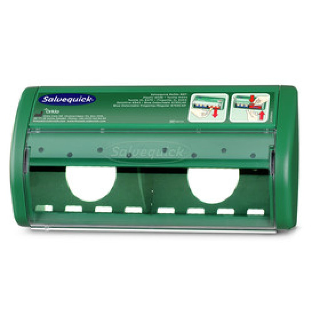 Cederroth Pflasterspender ohne Inhalt, geeignet für 2 Salvequick Pflastersets Größe (LxB): 22,0 x 11,5 x 5,2 cm Produktabbildung: Cederroth Pflasterspender ohne Inhalt, geeignet für 2 Salvequick Pflastersets Größe (LxB): 22,0 x 11,5 x 5,2 cm