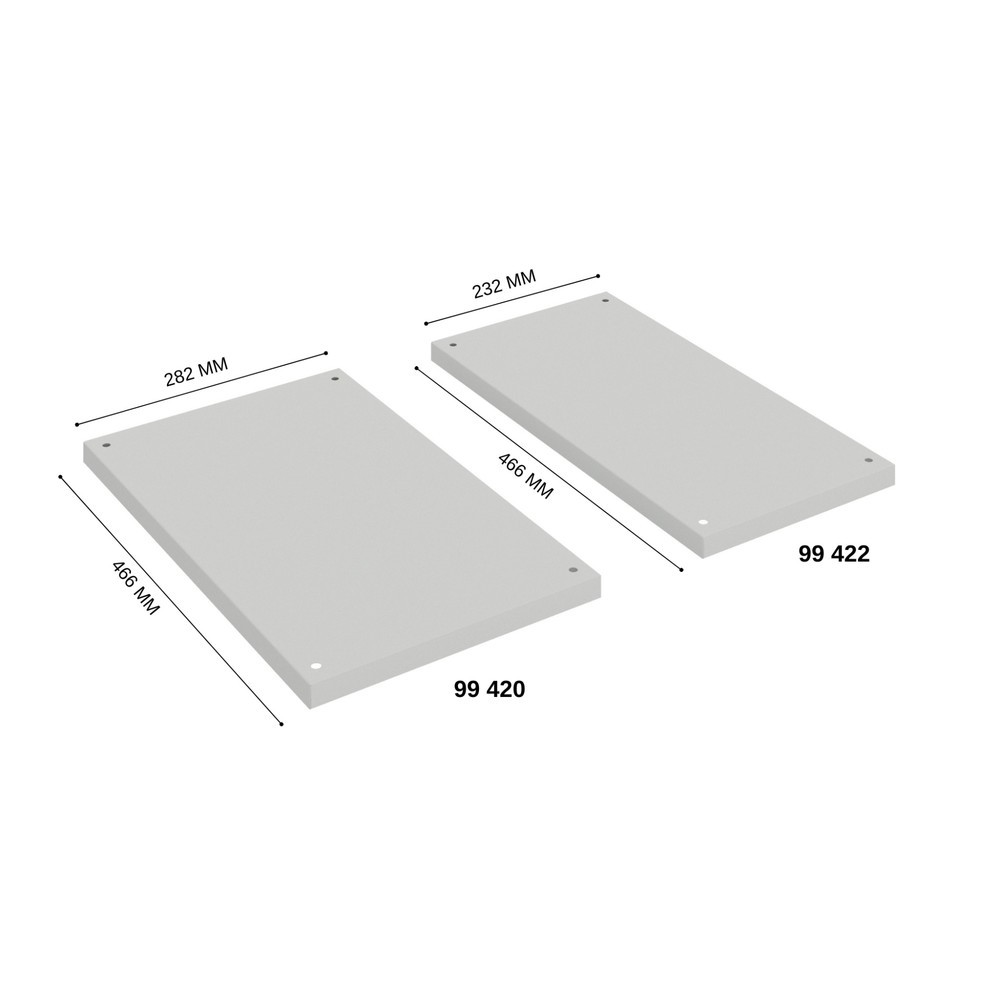 Produktabbildung Nr. 2: CEHA Fachboden-Set für Kleiderspind, Breite 300 mm, 2 Stk/VE