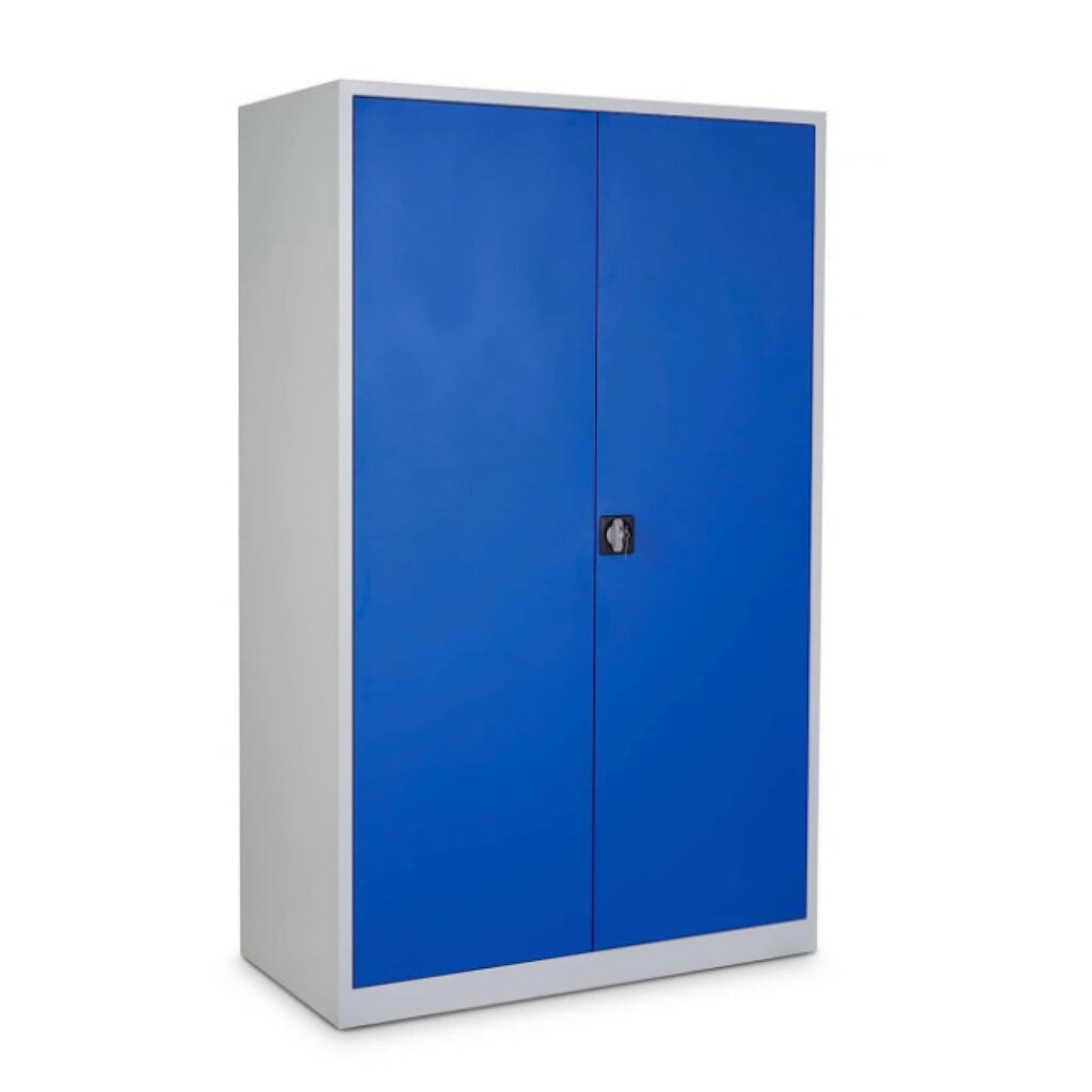 CEHA Werkstattschrank HW-XBT, Sicherheits-Zylinderschloss, HxBxT 1.950 x 1.200 x 600 mm, lichtgrau/enzianblau Produktabbildung: CEHA Werkstattschrank HW-XBT, Sicherheits-Zylinderschloss, HxBxT 1.950 x 1.200 x 600 mm, lichtgrau/enzianblau