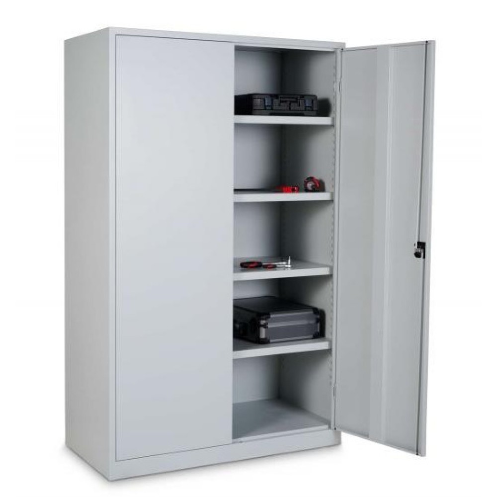 Produktabbildung Nr. 5: CEHA Stahlschrank HS-XBT, 5 OH, HxBxT 1.950 x 1.200 x 500 mm, pulverbeschichtete Fachböden, lichtgrau