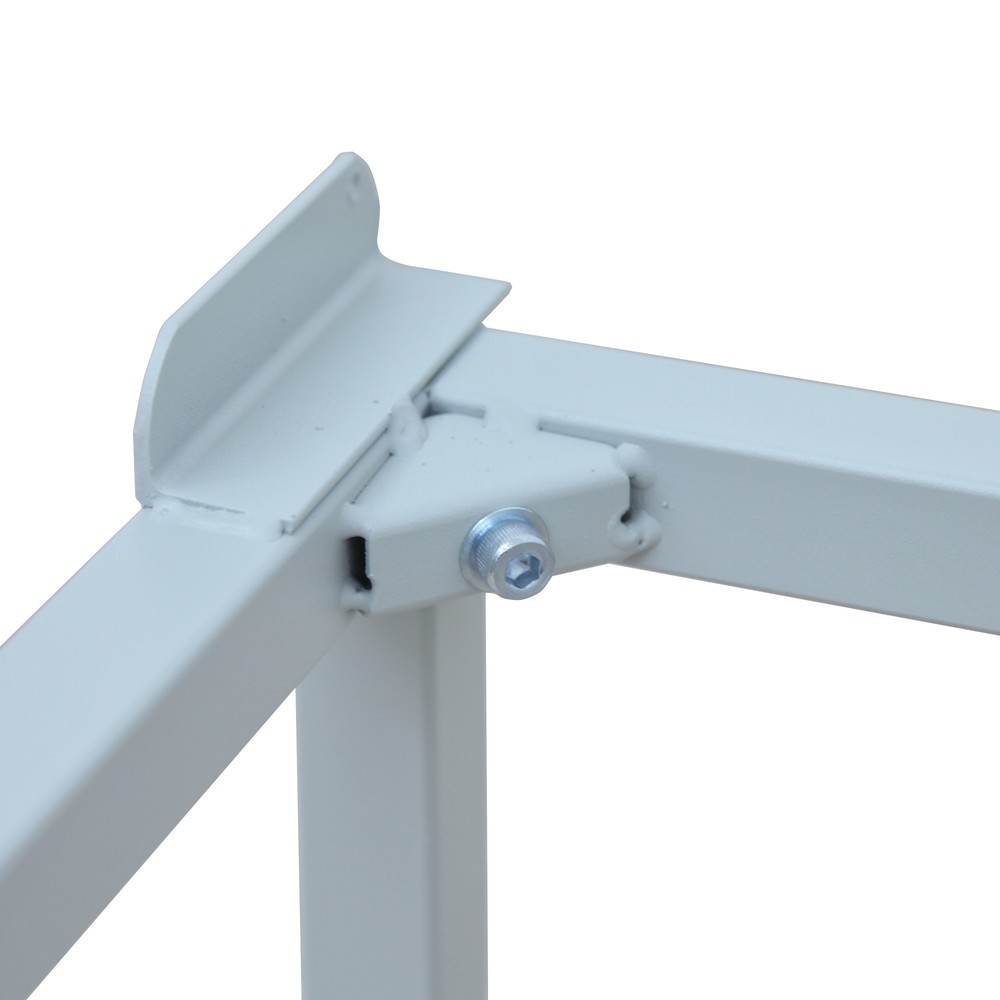 Produktabbildung Nr. 7: CEHA Garderobenspind mit Sitzbank HG-SB-2, Drehriegelverschluss, 2-stöckig, 4 Fächer, HxBxT 1.800 x 600 x 500 mm, lichtgrau