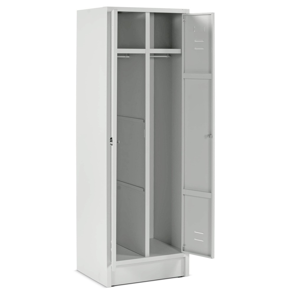 Produktabbildung Nr. 2: CEHA Kleiderspind mit Sockel + Drehriegelverschluss, 2 Abteile für 2 Personen, HxBxT 1.800 x 600 x 500 mm