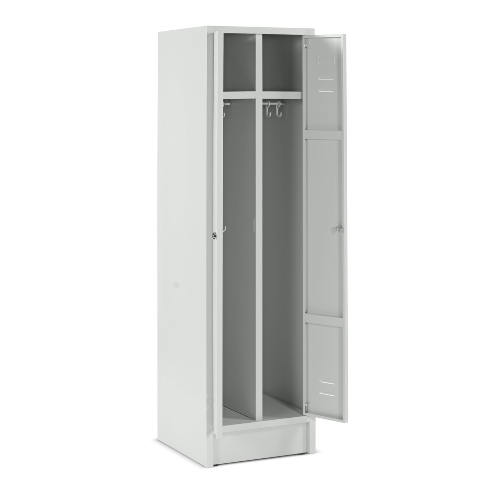 Produktabbildung Nr. 2: CEHA Kleiderspind mit Sockel + Drehriegelverschluss, 2 Abteile für 2 Personen, HxBxT 1.800 x 500 x 500 mm