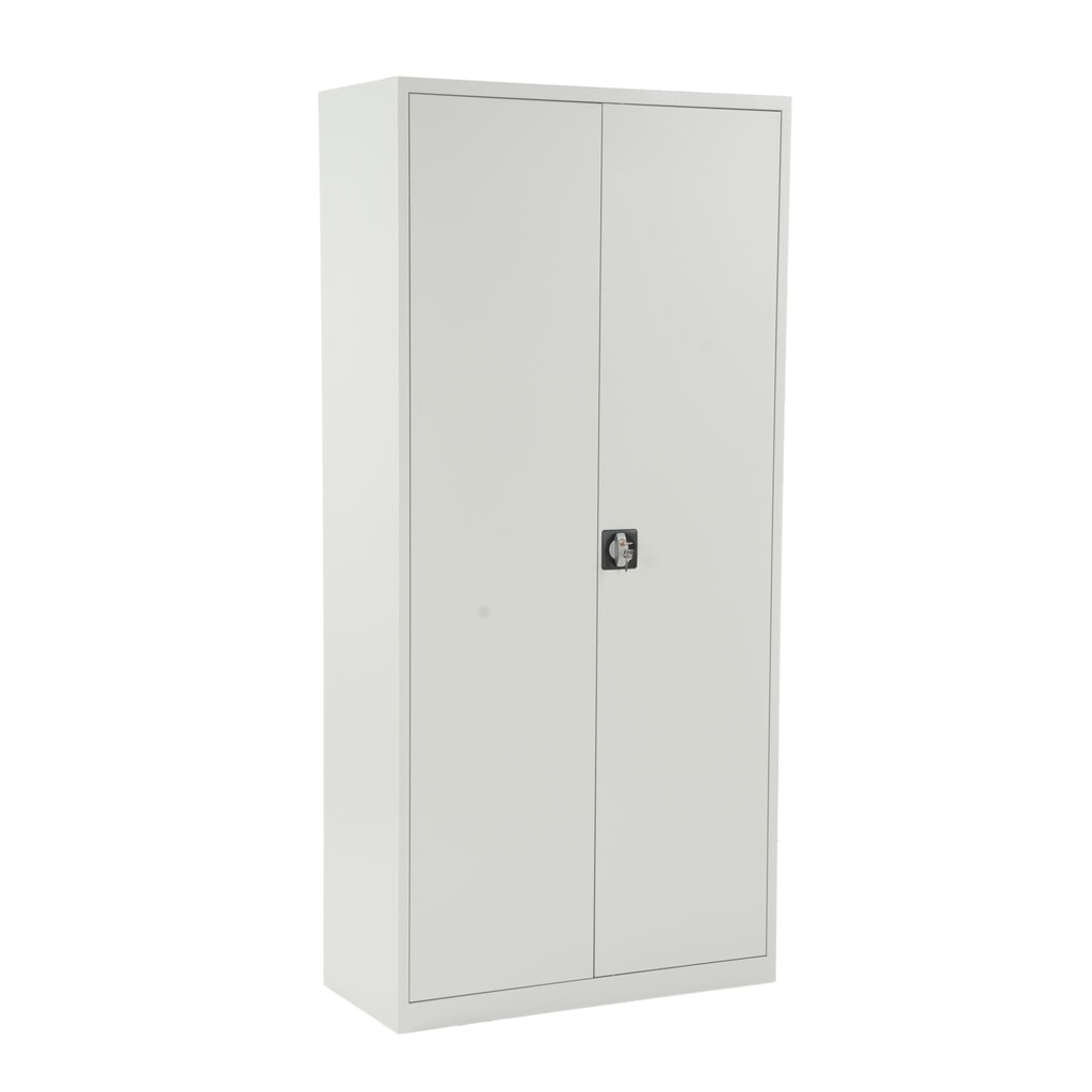 CEHA Universalschrank HUS-1, Drehriegel-Zylinderschloss, 4,5 OH, HxBxT 1.800 x 800 x 380 mm, verzinkte Fachböden, lichtgrau Produktabbildung: CEHA Universalschrank HUS-1, Drehriegel-Zylinderschloss, 4,5 OH, HxBxT 1.800 x 800 x 380 mm, verzinkte Fachböden, lichtgrau