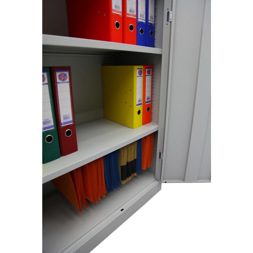 Produktabbildung Nr. 3: CEHA Universalschrank, Drehriegel-Zylinderschloss, 3 OH, HxBxT 1.200 x 800 x 380 mm, pulverbeschichtete Fachböden, lichtgrau