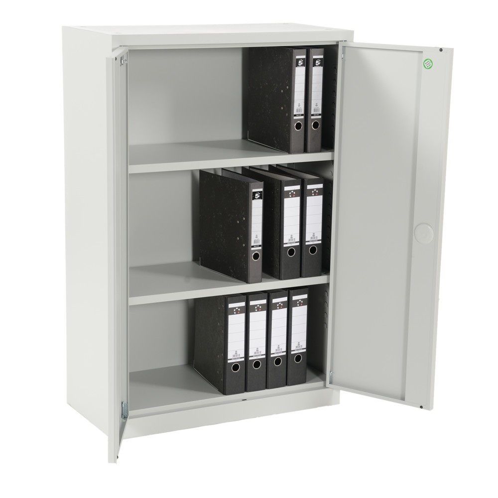 Produktabbildung Nr. 5: CEHA Universalschrank, Drehriegel-Zylinderschloss, 3 OH, HxBxT 1.200 x 800 x 380 mm, pulverbeschichtete Fachböden, lichtgrau