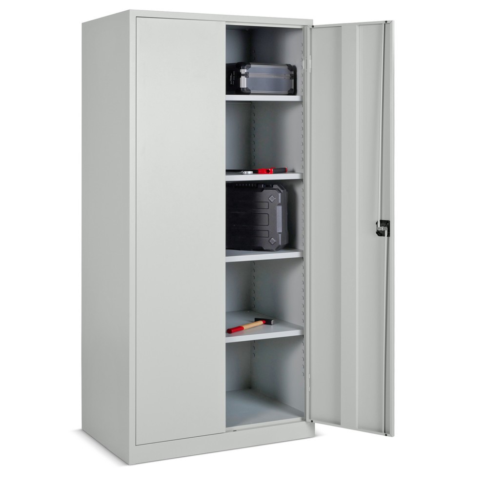 Produktabbildung Nr. 2: CEHA Universalschrank, Drehriegel-Zylinderschloss, 4,5 OH, HxBxT 1.800 x 800 x 380 mm, pulverbeschichtete Fachböden, lichtgrau