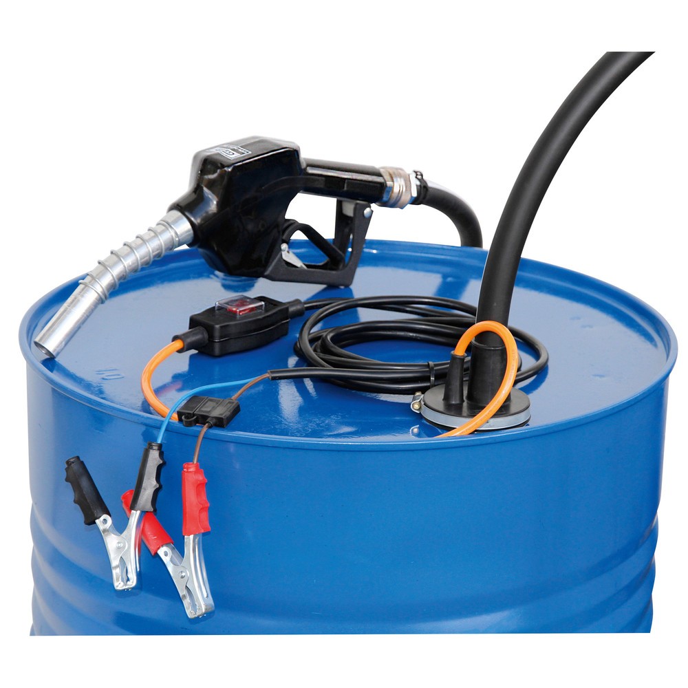 Produktabbildung: CEMO Elektropumpe Diesel, Automatik-Zapfventil, Schalter + Polzangen