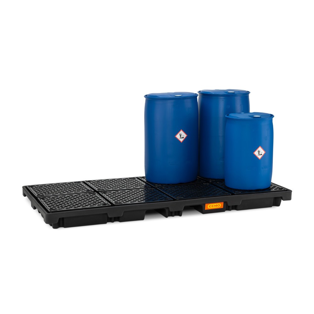 Produktabbildung Nr. 4: CEMO Fassauffangwanne 270/8, 8x 200 l, Auffangvolumen 270 l