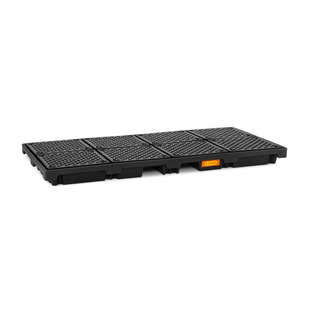 Produktabbildung: CEMO Fassauffangwanne 270/8, 8x 200 l, Auffangvolumen 270 l