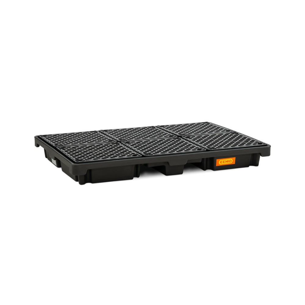 Produktabbildung Nr. 1: CEMO Fassauffangwanne 220/6, 6x 200 l, Auffangvolumen 220 l