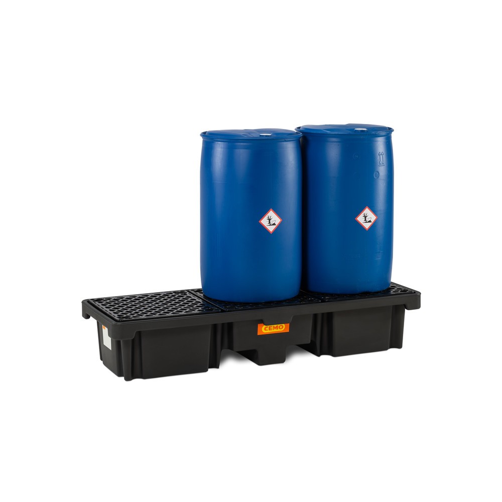 Produktabbildung Nr. 2: CEMO Fassauffangwanne 230/3, 3x 200 l, Auffangvolumen 215 l
