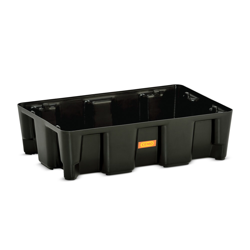 Produktabbildung: Kleingebinde-/Laborwanne CEMO aus PE, Auffangvolumen 25 l