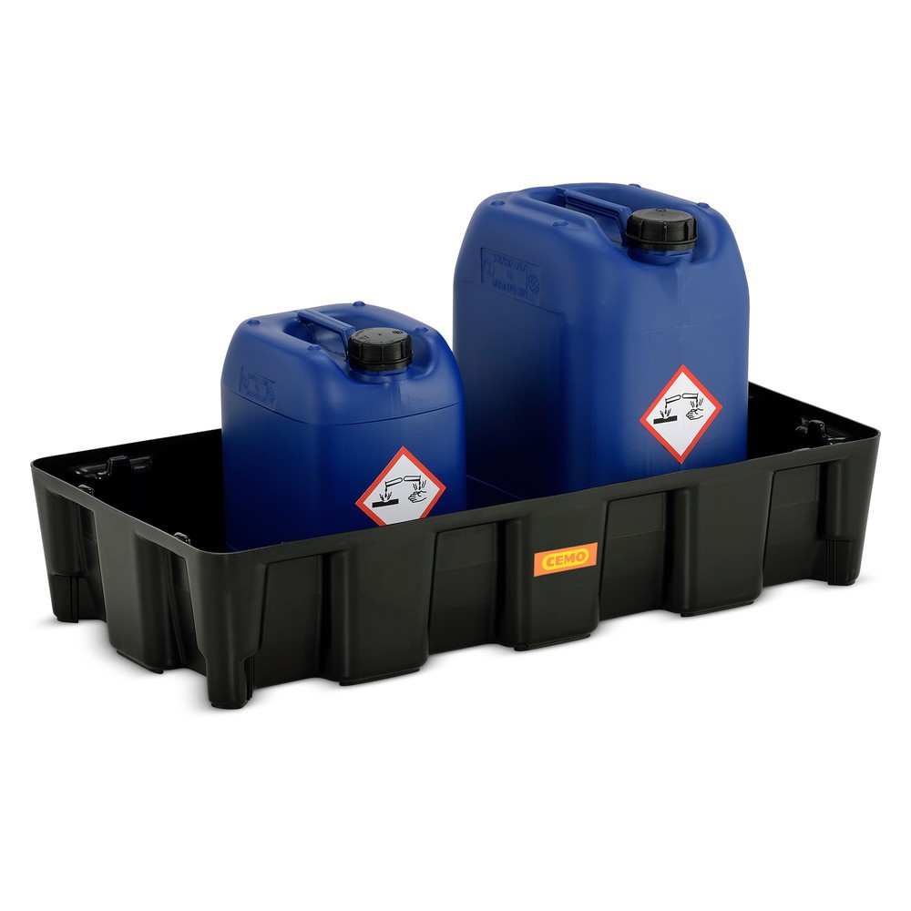 Produktabbildung Nr. 2: CEMO Kleingebinde-/Laborwanne aus PE, Auffangvolumen 35 l