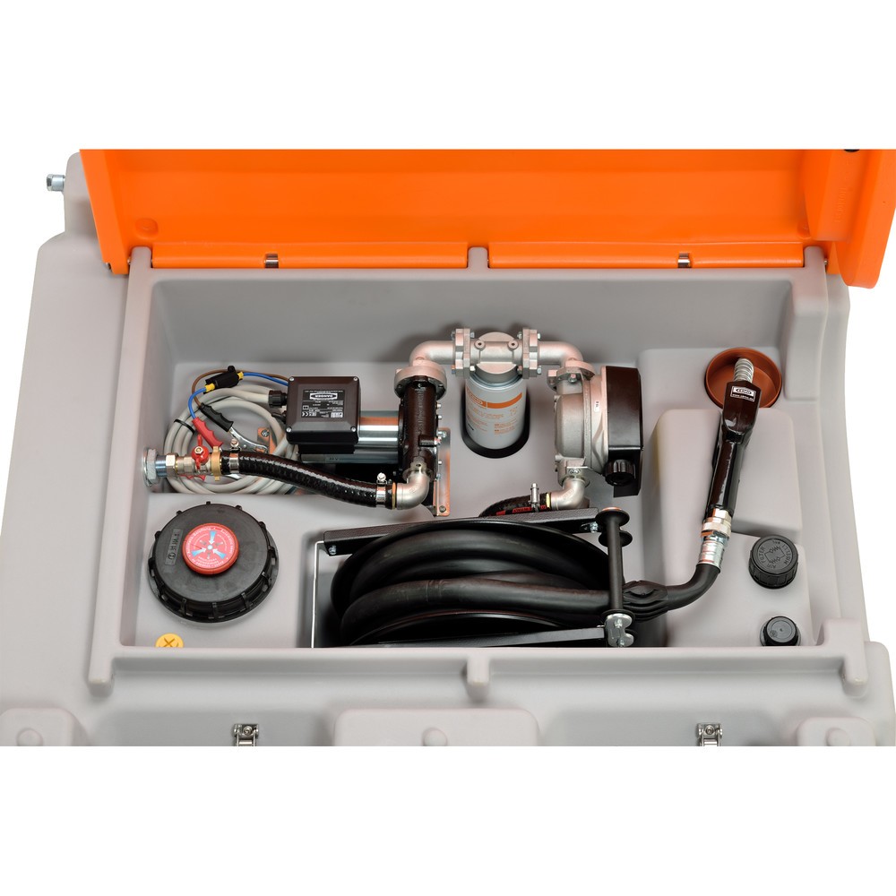 Produktabbildung Nr. 2: CEMO Mobile Diesel-Tankanlage, 980 l, Premium, Cematic Duo 24/12 V