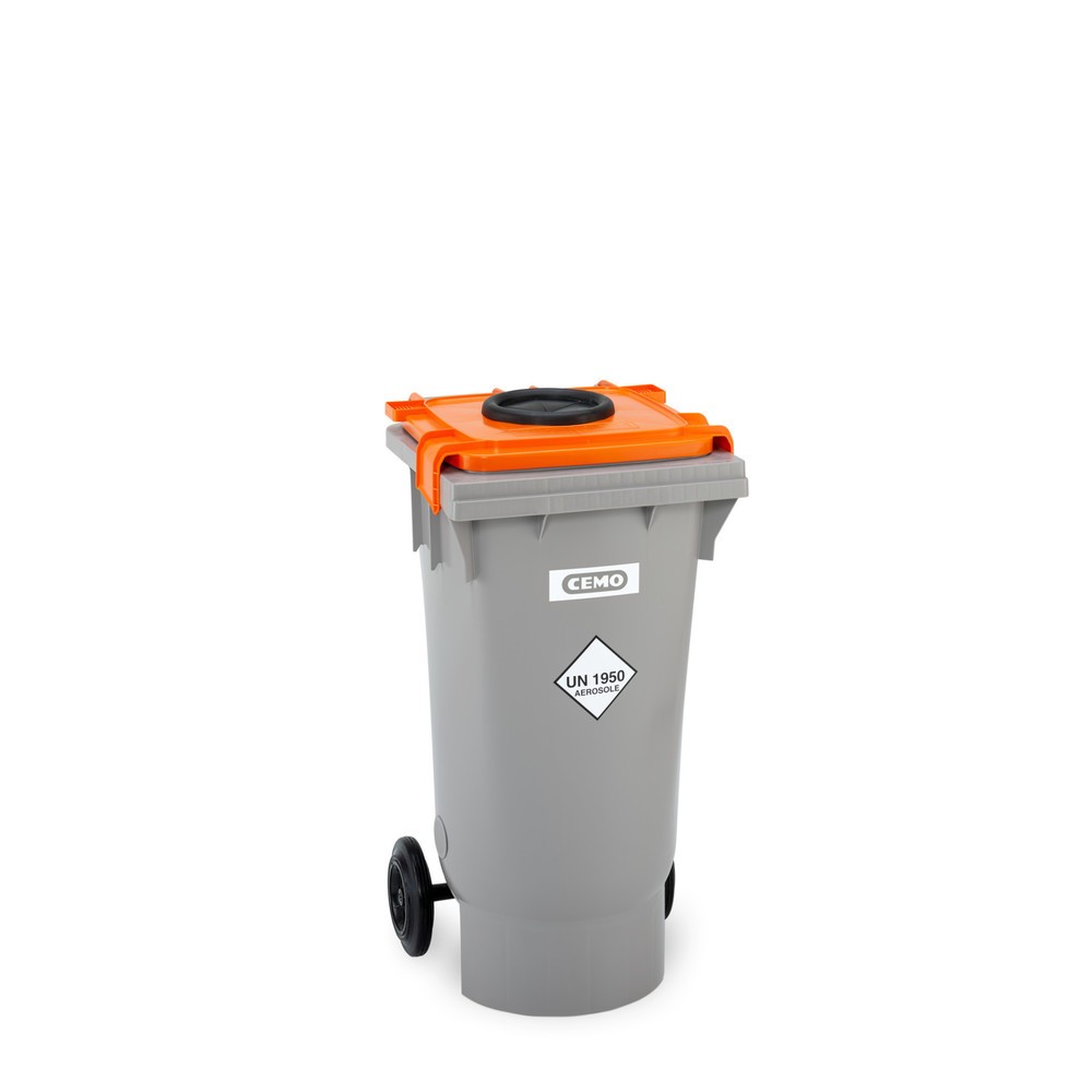 Produktabbildung: CEMO Spraydosen-Sammelbehälter, 120 Liter
