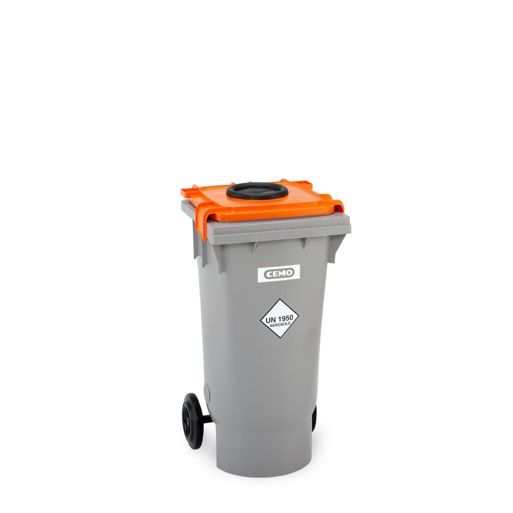 Produktabbildung: CEMO Spraydosen-Sammelbehälter, 120 Liter