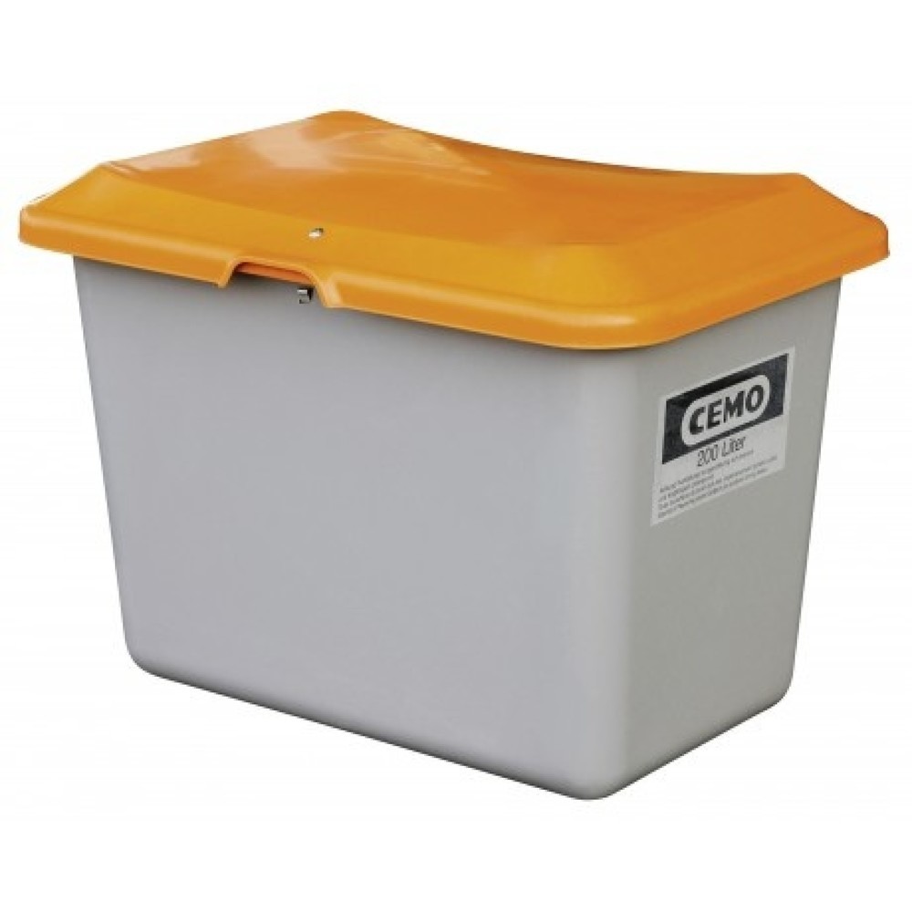 Produktabbildung Nr. 1: CEMO Streugutbehälter, grau/orange, 200 Liter