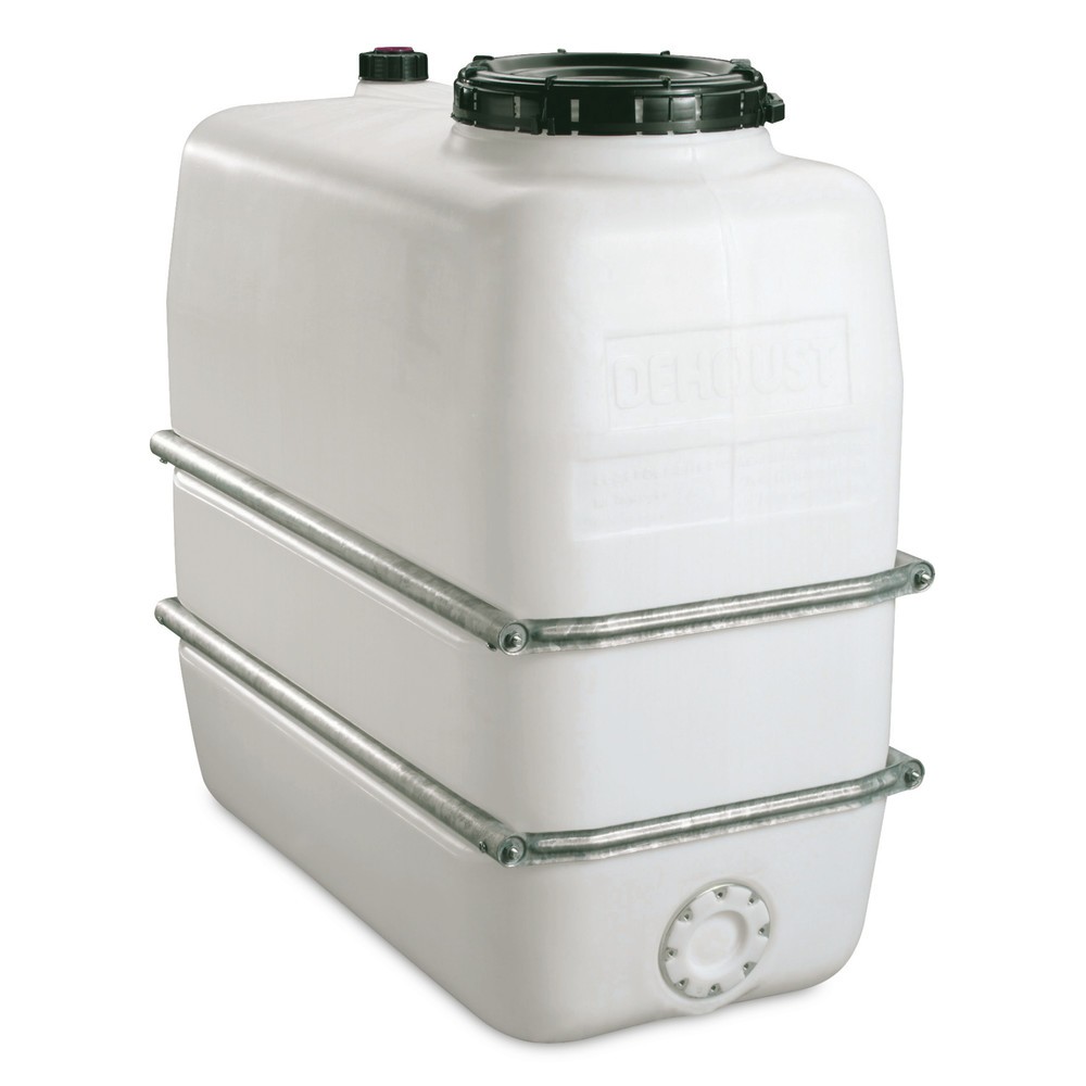 Produktabbildung: Chemikalientank mit Stahlblech-Bandagen, 1.100 Liter