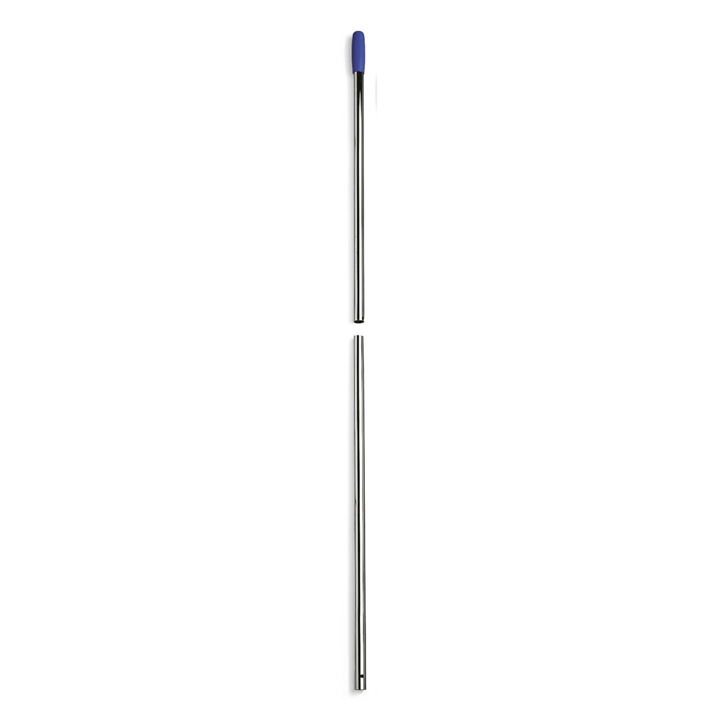 Chromstiel mit Bohrung, 2-teilig, Ø 22 mm, Länge 1.400 mm Produktabbildung: Chromstiel mit Bohrung, 2-teilig, Ø 22 mm, Länge 1.400 mm
