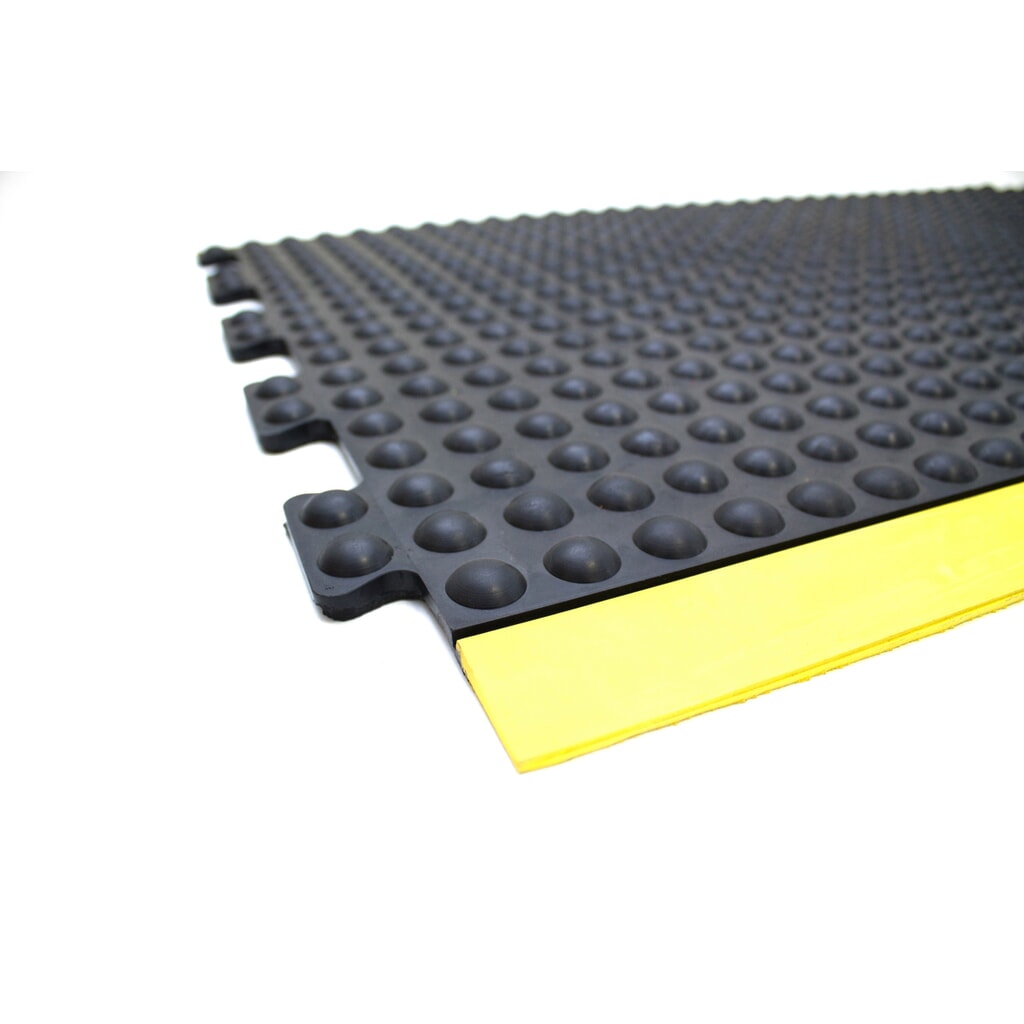 COBA Anti-Ermüdungsmatte Bubblemat Safety, Mittelstück, BxL 600 x 900 mm, schwarz/gelb Produktabbildung Nr. 2: COBA Anti-Ermüdungsmatte Bubblemat Safety, Mittelstück, BxL 600 x 900 mm, schwarz/gelb
