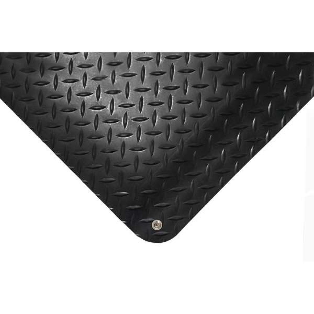 Produktabbildung: COBA Anti-Ermüdungsmatte Deckplate Anti-Static, BxL 600 x 900 mm, schwarz