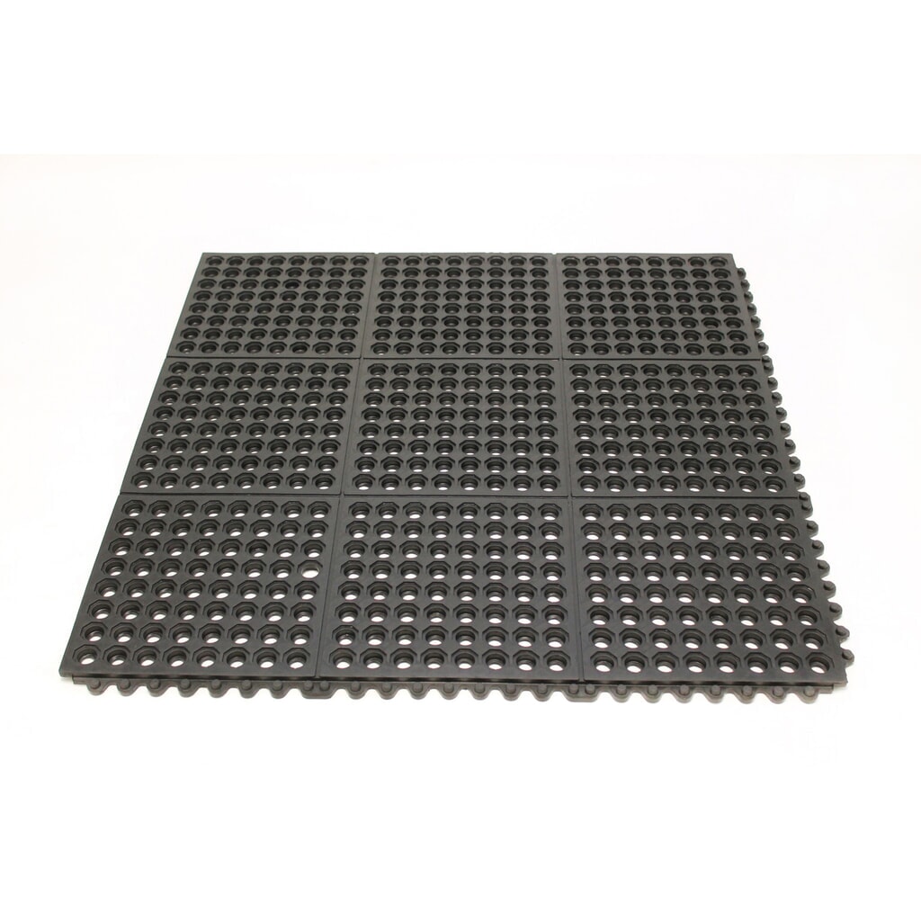 COBA Anti-Ermüdungsmatte Fatigue Step Grit Top, Nitril, BxL 900 x 900 mm Produktabbildung: COBA Anti-Ermüdungsmatte Fatigue Step Grit Top, Nitril, BxL 900 x 900 mm