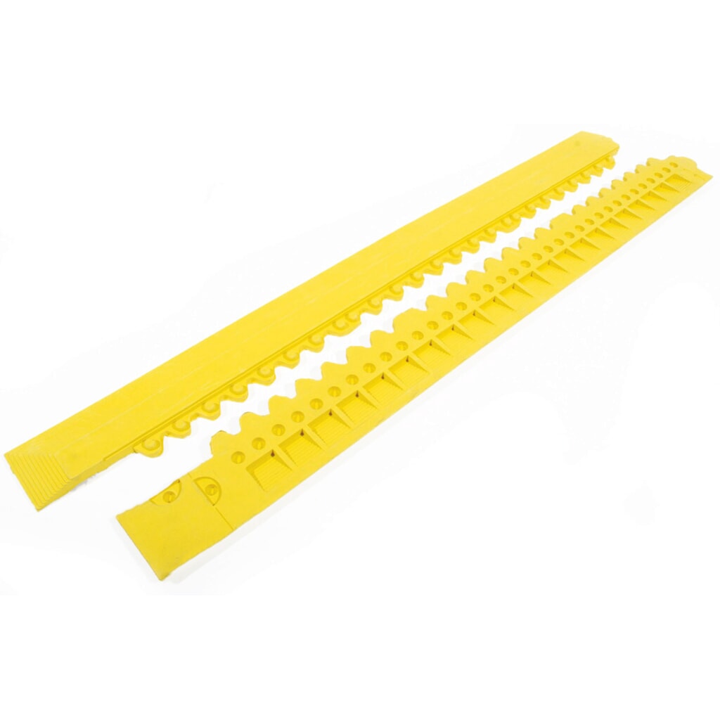 Produktabbildung: COBA Anti-Ermüdungsmatte Fatigue Step, Randleiste, Standard, männlich, gelb
