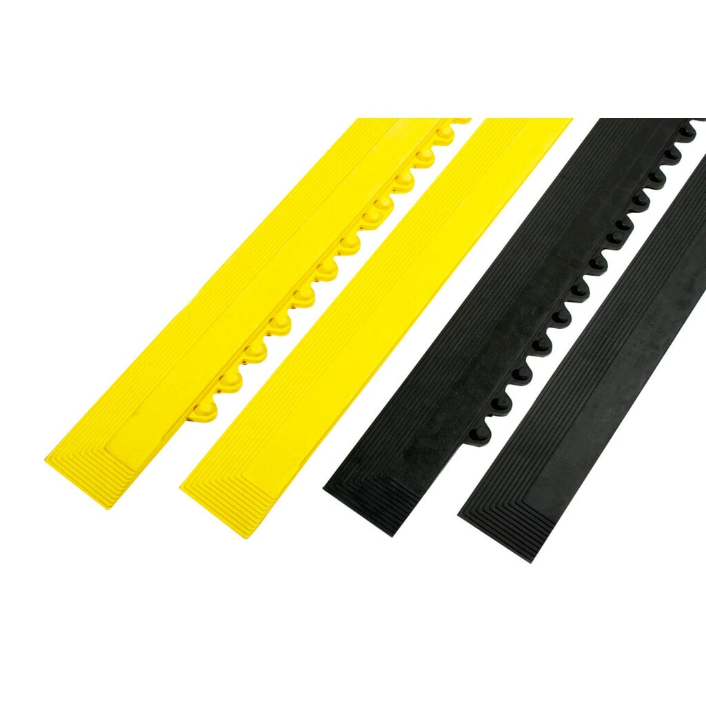 Produktabbildung: COBA Anti-Ermüdungsmatte Fatigue Step, Randleiste, Nitril, weiblich, gelb