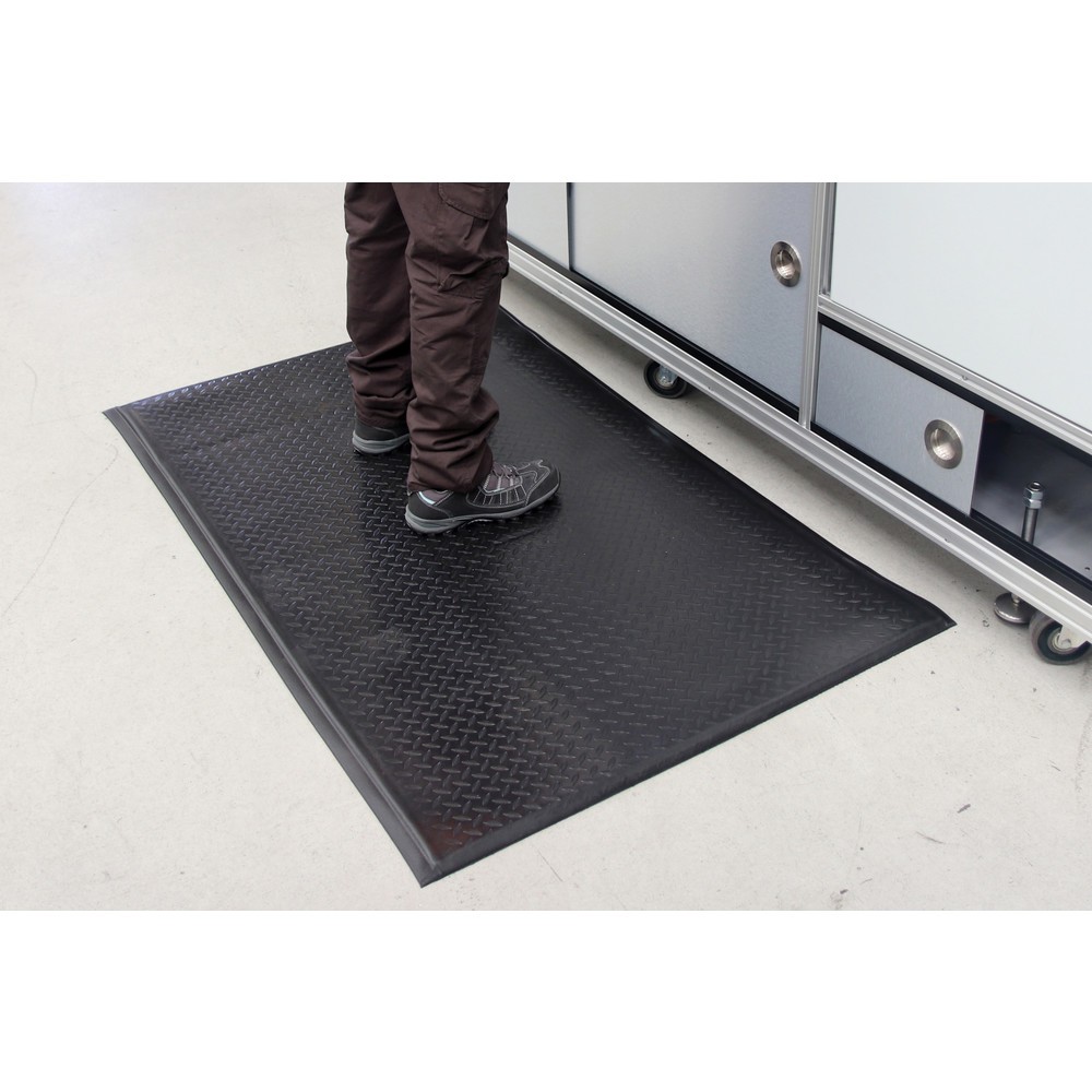 Produktabbildung Nr. 4: COBA Anti-Ermüdungsmatte Orthomat® Comfort Plus, BxL 600 x 900 mm, schwarz