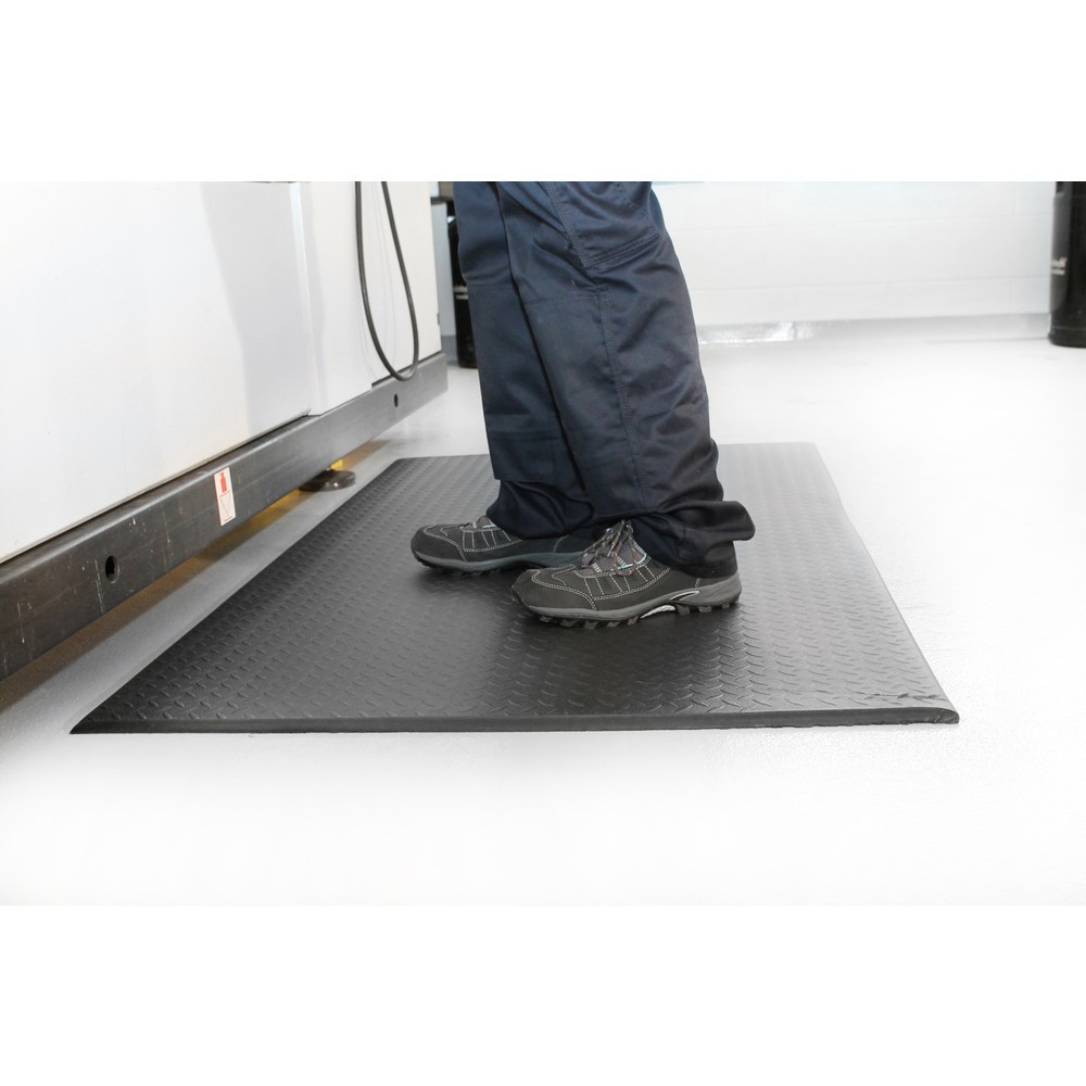 Produktabbildung Nr. 4: COBA Anti-Ermüdungsmatte Orthomat® Diamond, BxL 900 mm x lfm, schwarz