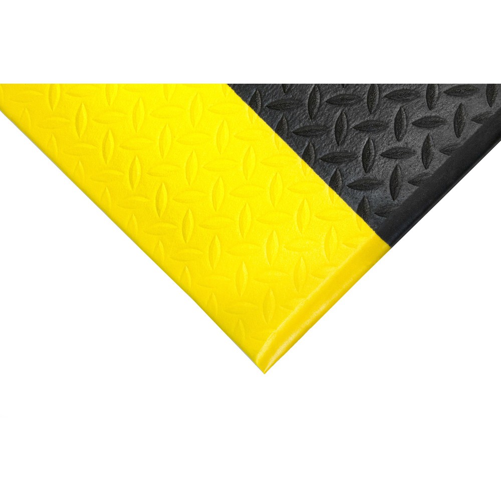 Produktabbildung Nr. 3: COBA Anti-Ermüdungsmatte Orthomat® Diamond, BxL 1.200 mm x 18,3 m, schwarz/gelb