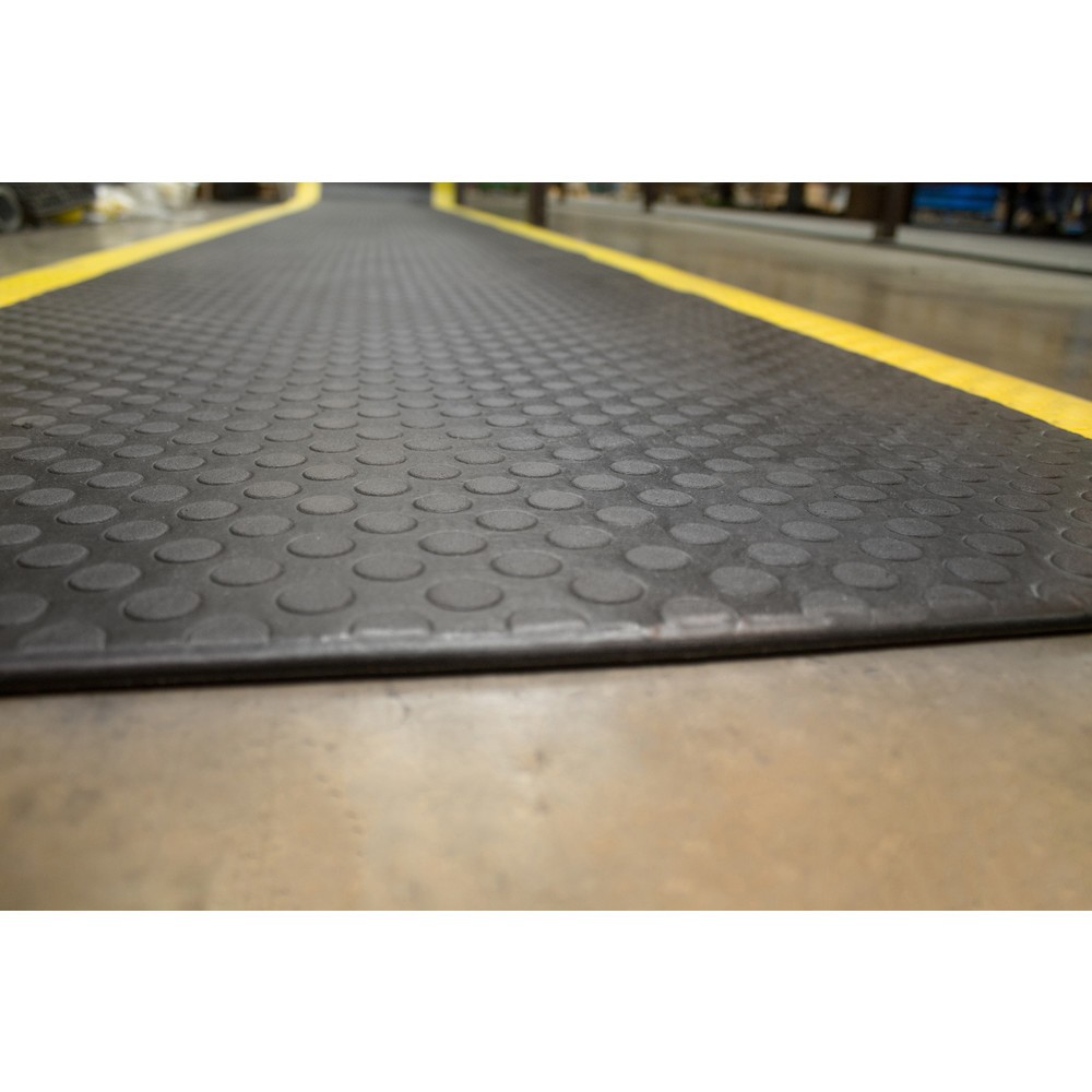 Produktabbildung Nr. 5: COBA Anti-Ermüdungsmatte Orthomat® Dot, 1-lagig, schwarz/gelb, BxL 900 x laufender Meter