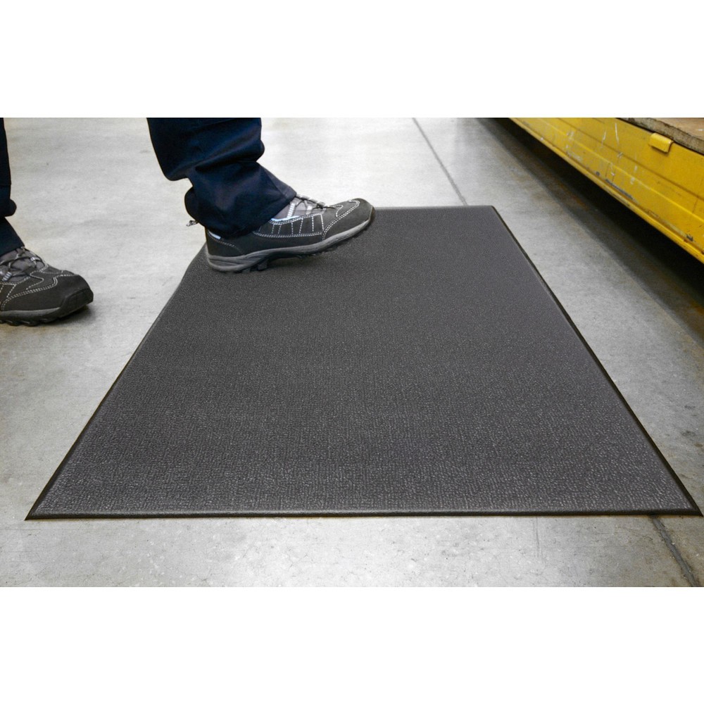 Produktabbildung Nr. 1: COBA Anti-Ermüdungsmatte Orthomat® ReGen100, 1-lagig, schwarz, BxL 600 x 900 mm