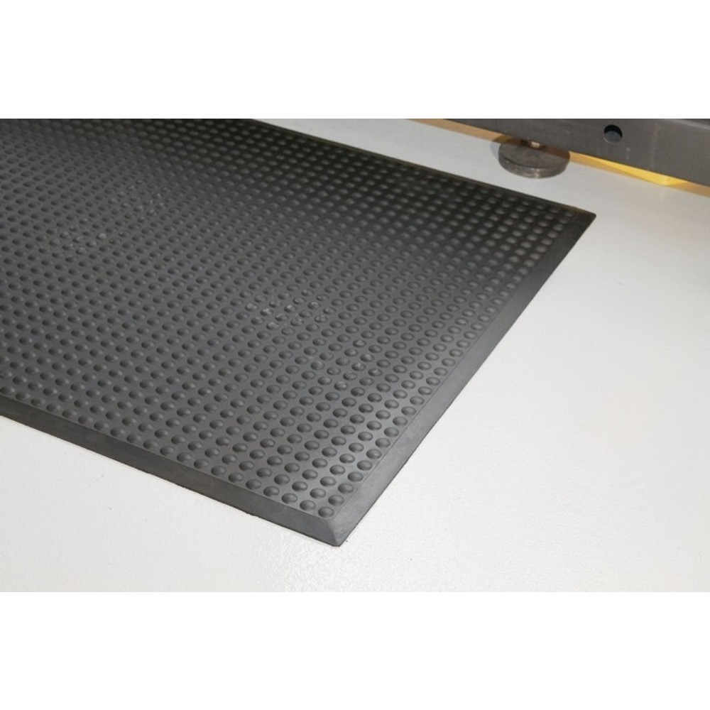 Produktabbildung Nr. 3: COBA Arbeitsplatzbodenbelag, schwarz SBR-Gummi, Fertigmatte L1200xB900xS14mm