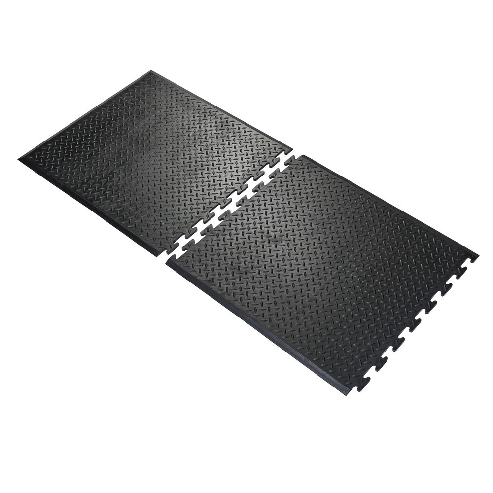 Produktabbildung Nr. 2: COBA Arbeitsplatzmatte Comfort-Lok, Mittelstück, BxL 700 x 800 mm, schwarz