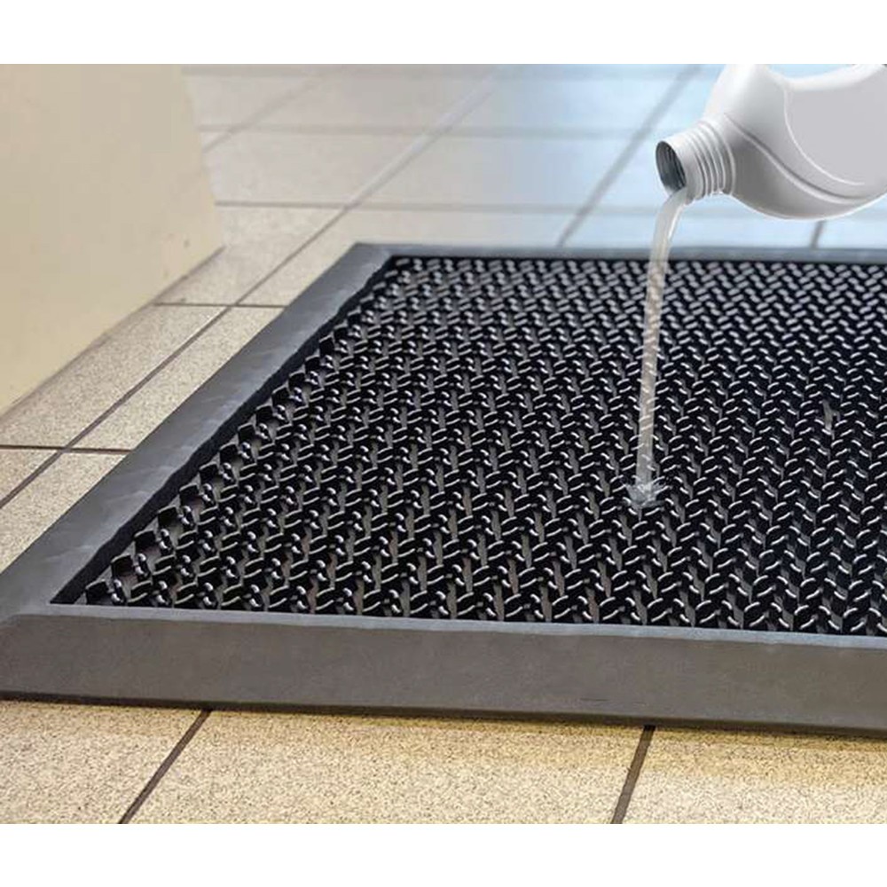 Produktabbildung Nr. 4: COBA Desinfektionsmatte HygiWell, Volumen 1,75 l, BxL 800 x 550 mm, schwarz