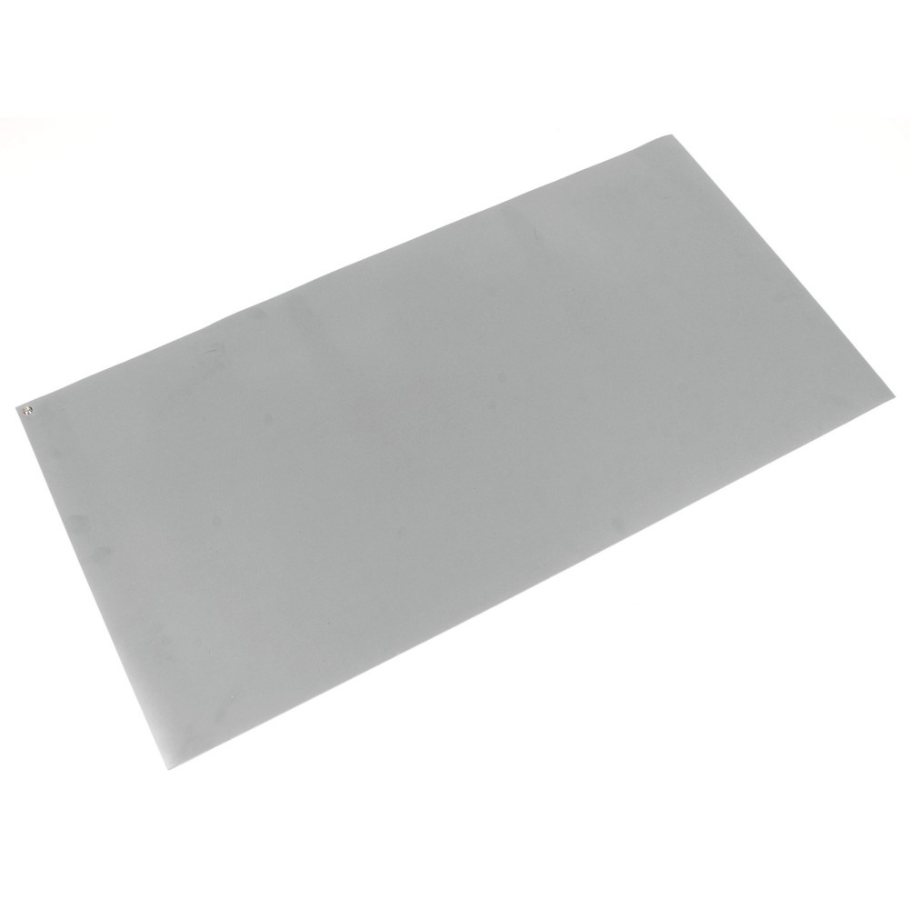 Produktabbildung: COBA ESD-Arbeitsmatten-Set aus PVC mit Leitschicht, BxL 600 x 1.200 mm, grau
